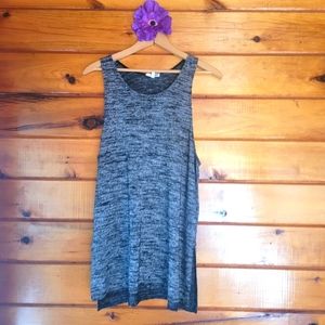 Wilfred Free black heathered tank